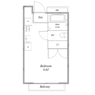 エルム高幡B棟【2階】の間取り
