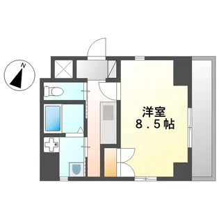 N2北九大前【6階】の間取り