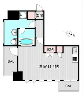 グラン・シャリオ石神井【6階】の間取り