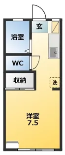 フレグランス幕張【1階】の間取り