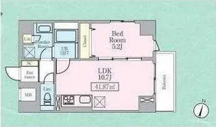 東京都中央区日本橋堀留町1【マンション】の間取り