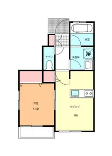 アクアハウス【1階】の間取り