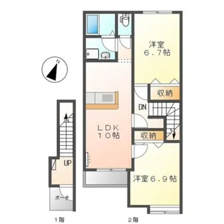 フィオリスタ アンジェラ【2階】の間取り