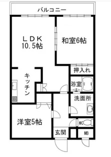 ソレイル梶ヶ?2【3階】の間取り