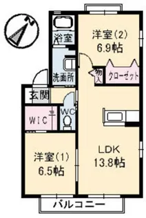 メゾン・ガーデン【2階】の間取り