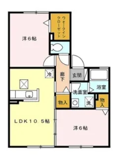 メゾン・ヴェール Y・T【1階】の間取り