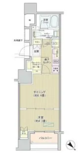 アネーロ銀座【3階】の間取り