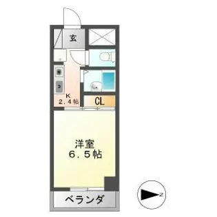 マウンティンVAN【4階】の間取り