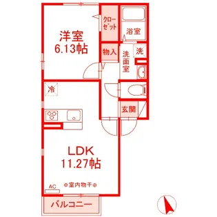 サンハイムVII【2階】の間取り