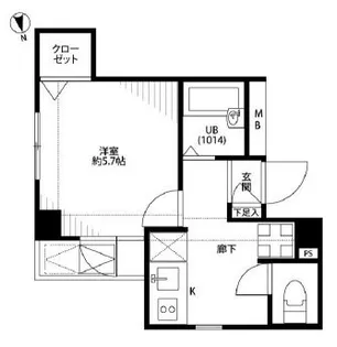 プレール・ドゥーク木場親水公園【2階】の間取り