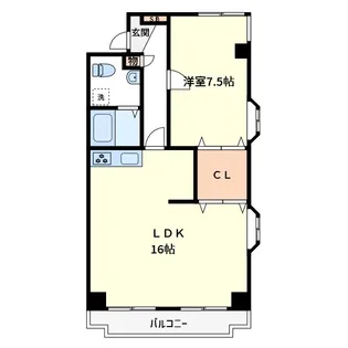 エクセレント丸太【3階】の間取り