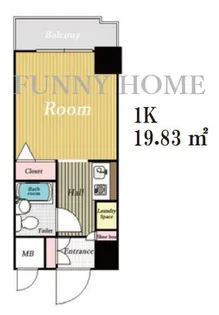 ラポール中目黒【2階】の間取り
