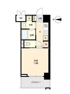 プライマル板橋本町【4階】の間取り