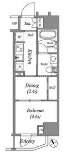 ARKMARK水天宮前I【5階】の間取り