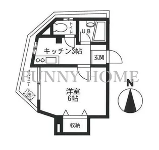 ラフィーネ学芸大学【1階】の間取り