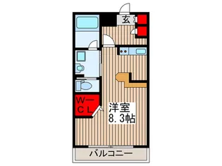 ZCO並木ビル2ND【3階】の間取り