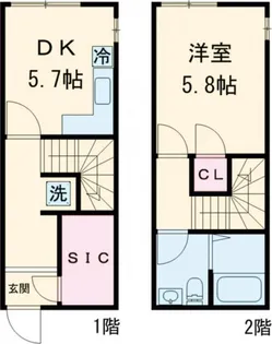 エフプレスト西新井本町の間取り