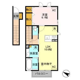 グランプレジール A【2階】の間取り