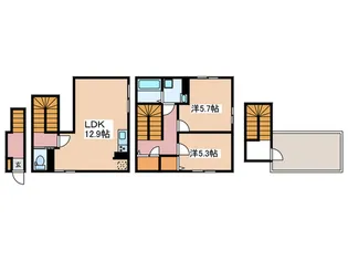Fleur西台の間取り