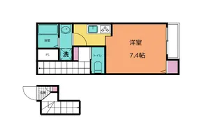 プルミエ仙杜【2階】の間取り