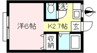 カーサアライ【2階】の間取り