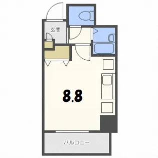 WEST10【8階】の間取り