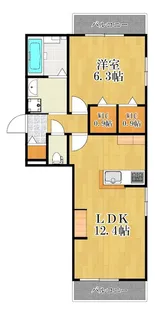 La Casa Popolare【3階】の間取り