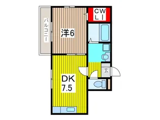 ティアラ【1階】の間取り