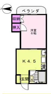ブルーハピネス【1階】の間取り