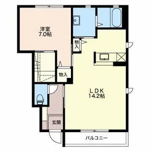ラメール59 C【1階】の間取り