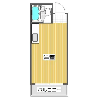 玉出ハイツ【3階】の間取り