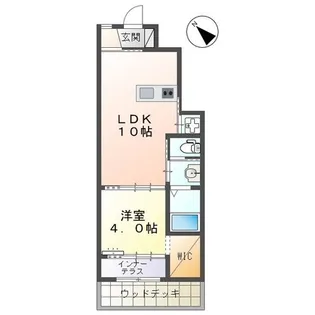 ルミナスハイム羽浦IV【1階】の間取り