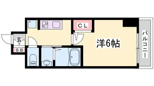 エステムコート神戸湊町【9階】の間取り