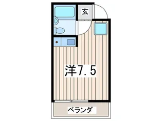 スカイパレス【3階】の間取り