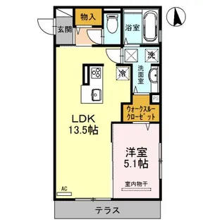 シエロ グランデ【1階】の間取り
