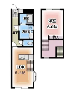 バルモアール【4階】の間取り