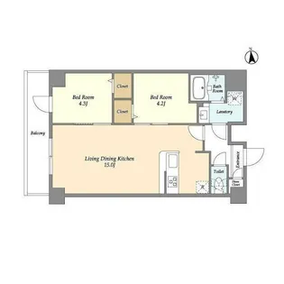 コンフォリア西尾久【7階】の間取り