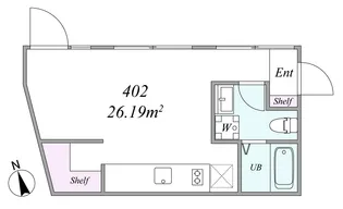 the trias205【3階】の間取り