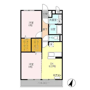コンフォール瑞江III【2階】の間取り