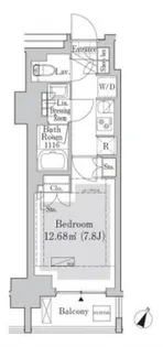 リブクオーレ神保町【8階】の間取り