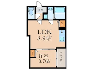 NOBREST【1階】の間取り