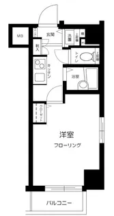 トーシンフェニックス芝浦ベイフォート【4階】の間取り