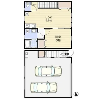 インセル葛飾I【1階】の間取り