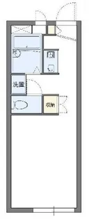 レオパレスリバーサイド【2階】の間取り