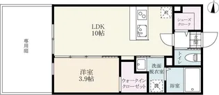 iDEAL SAGA【1階】の間取り