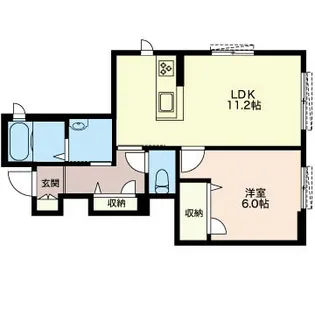 彩明館 槐戸【1階】の間取り