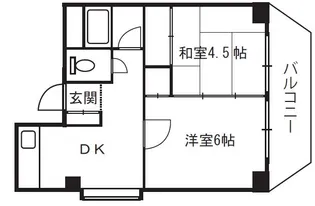 メゾンコハラ【4階】の間取り