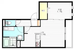 アシアリー【3階】の間取り