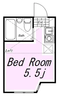 ユナイト境之谷プリンアラモード【1階】の間取り