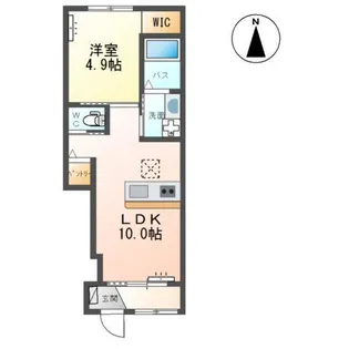 ブリーズ鹿又【1階】の間取り